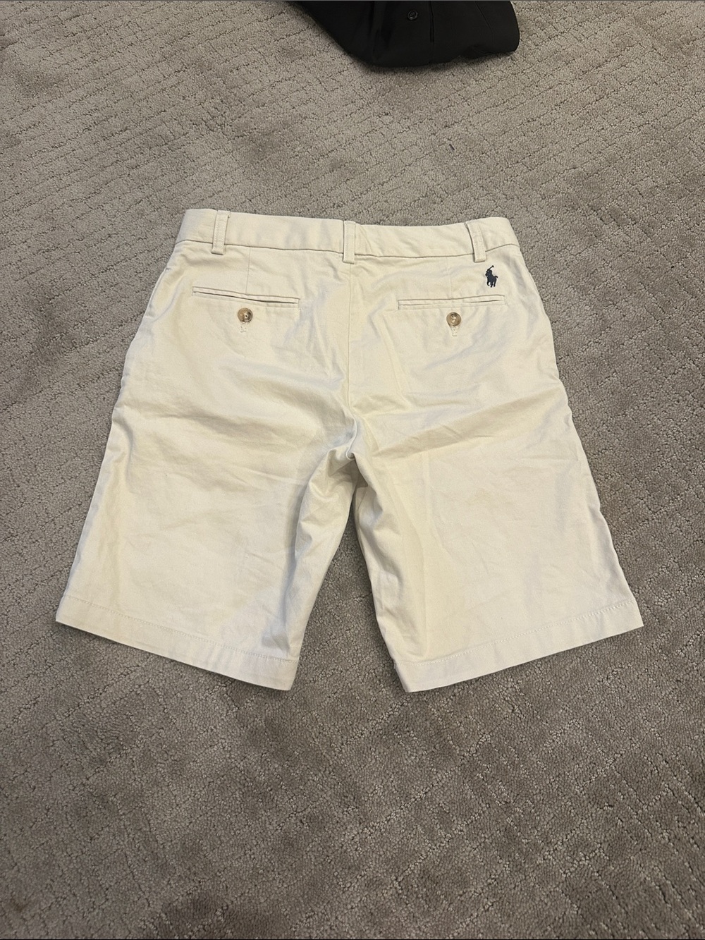 Polo by Ralph Lauren boys khaki Cotton Flat-Front Shorts school uniform 12